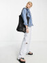 Фото #7 товара ONLY oversized denim jacket in medium blue