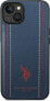 US POLO Etui US Polo do iPhone 14 Plus 6,7" granatowy/navy blue Leather Stitch - фото #3