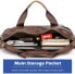 Фото #8 товара SPAHER Laptop Bag 15.6 Inch Briefcase Men's Business Bag Work Bag Men's Genuine Leather Bag Men's Shoulder Bag Messenger Bag Men Gift for Men