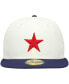 Фото #4 товара Men's White Detroit Stars Cooperstown Collection Turn Back The Clock 59FIFTY Fitted Hat