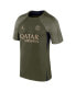 Фото #2 товара Men's Olive Paris Saint-Germain 2023/24 Fourth Strike Training Top