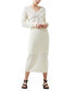 ფოტო #1 პროდუქტის Women's Nesta Cotton Pull-On Midi Skirt