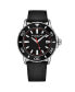 ფოტო #1 პროდუქტის Men's 4041 Diver Watch Nylon Strap Rotating Bezel