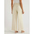 Фото #5 товара Scoop High Waist Pleated Wide Leg Crepe Pants 31.5" Inseam Women 12 lvory Pullon