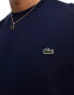 Lacoste t-shirt with croc in navy