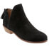 Фото #2 товара Softwalk Rylee S1906-003 Womens Black Suede Zipper Ankle & Booties Boots