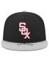 ფოტო #2 პროდუქტის Men's Black, Gray Chicago White Sox On Deck 59FIFTY Fitted Hat