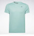 Фото #1 товара Reebok Men's Workout Ready Tech T-Shirt semi Classic Teal , Size M , HK4447 NEW