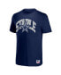 ფოტო #3 პროდუქტის Men's NFL X Staple Navy Dallas Cowboys Lockup Logo Short Sleeve T-shirt