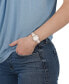 ფოტო #4 პროდუქტის Women's Three-Hand Quartz Vittoria Rose Gold-Tone, Silver-Tone Stainless Steel Bracelet 38mm