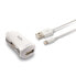 Фото #5 товара Зарядное устройство для авто + кабель Lightning MFi KSIX Apple-compatible 2.4 A