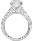 Фото #3 товара Certified Lab Grown Diamond Cushion Cut Engagement Ring (4-3/4 ct. t.w.) in 14k White Gold