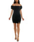 ფოტო #1 პროდუქტის Women's Off-The-Shoulder Sheath Dress