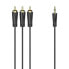 Фото #1 товара HAMA Jack 3.5 mm 1.5 m RCA Cable