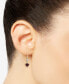 ფოტო #2 პროდუქტის Garnet (1 ct. t.w.) & Diamond Accent Double Heart Leverback Drop Earrings in 14k Gold-Plated Sterling Silver