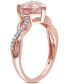 Фото #2 товара Кольцо Macy's Morganite & Diamond Heart