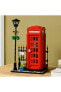® Ideas Kırmızı Londra Telefon Kulübesi 21347 - Yetişkinler için Model Yapım Seti (1460 Parça)