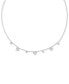 Haven Heart Crystal Choker Necklace, 16" + 3" extender