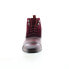 Фото #3 товара Carrucci Button-up Denim Zip Boots Mens Burgundy Leather Casual Dress Boots 10