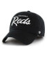 Фото #1 товара 47 Brand Men's Black Cincinnati Reds Crosstown Classic Franchise Fitted Hat