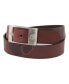 Фото #1 товара Men's Clemson Tigers Brandish Leather Belt - Brown