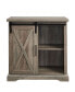 Фото #4 товара Rustic Farmhouse Barn Door TV Stand