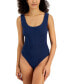 Фото #1 товара Women's Scalloped Scoop-Neck Bodysuit, Created for Macy's