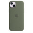 Фото #2 товара Apple iPhone 14 Plus Silicone Case with MagSafe - Olive