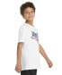 Big Boys Short-Sleeve Cotton USA Graphic T-Shirt