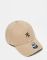 Фото #1 товара 47 Brand NY Yankees mini logo cap in beige