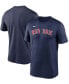 Фото #4 товара Men's Navy Boston Red Sox Wordmark Legend T-shirt