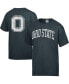 ფოტო #1 პროდუქტის Men's Charcoal Distressed Ohio State Buckeyes Vintage-Like Arch 2-Hit T-shirt