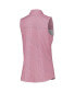 Фото #3 товара Women's Pink Arnold Palmer Invitational Deco Sleeveless Mattr Polo
