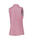 Women's Pink Arnold Palmer Invitational Deco Sleeveless Mattr Polo