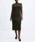 Фото #3 товара Women's Opening Detail Textured Dress
