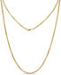 Фото #5 товара DEVATA 14K Gold Box Round 2mm Chain Necklace, 24", approx. 5.2grams
