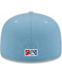 Фото #5 товара Men's Orange, Light Blue Cielo Azul de Oklahoma City Copa De La Diversion 59FIFTY Fitted Hat
