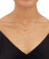 ფოტო #3 პროდუქტის Women's Cubic Zirconia and Butterfly Layered Necklace