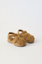 Фото #2 товара Кожаные сандалии с ремешками ZARA