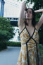 Фото #3 товара Платье с принтом и окантовкой — zw collection ZARA