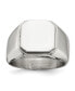 ფოტო #1 პროდუქტის Stainless Steel Polished Signet Ring