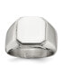 Stainless Steel Polished Signet Ring