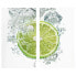 Фото #1 товара Панель-подставка для плиты Bilderwelten Lime Bubbles