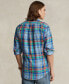 Фото #2 товара Men's Classic-Fit Plaid Oxford Shirt