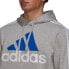 Фото #4 товара Спортивное худи Adidas Essentials серое GV5249