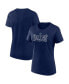 ფოტო #1 პროდუქტის Women's Navy Dallas Cowboys Route T-shirt