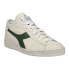 Фото #2 товара Diadora Game L Waxed Row Cut Lace Up Mens Green, Off White Sneakers Casual Shoe