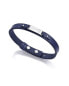 Blue leather bracelet Heat 75223P01013