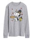 ფოტო #1 პროდუქტის Men's Peanuts Pilgrim Snoopy Long Sleeve T-shirt