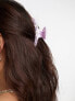 Фото #1 товара SUI AVA helen wrapped big diamante hair claw clip in lilac